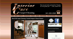 Desktop Screenshot of bendorcarpetcleaning.com